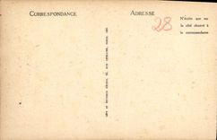 POSTAL Chartres de la VENDIMIA el Apse