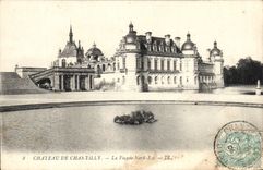 VINTAGE POSTCARD Castle Of Chantilly the Northern Frontage