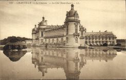 CPA Chateau De Chantilly Le Cote Nord Ouest
