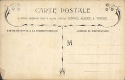 VINTAGE POSTCARD Montsoult the Villa Bethanie Frontage an Exit Of Colonists