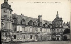 CPA Tanlay Le Chateau Facade Sur La Cour D'Honneur