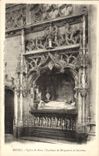 VINTAGE POSTCARD Borough Church Of Husks Tomb Of Marguerite De Bourbon