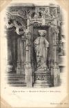 VINTAGE POSTCARD Borough Church Of Husks Mausoleum De Philibert Beautiful