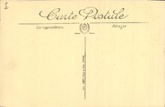 VINTAGE POSTCARD Church Of Interior Husks of the cloister