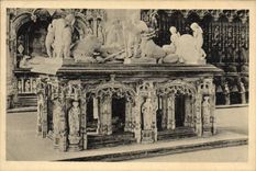 VINTAGE POSTCARD Church Of Husks Tomb De Philibert Beautiful