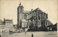 CPA Le Mans Abside De La Cathedrale