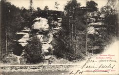 CPA Environs D'Epinal Les Roches D'Olima