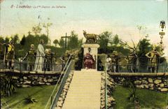 POSTAL de la VENDIMIA pesada la estación del martirio