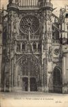 VINTAGE POSTCARD Senlis Occedental Gate Of the Cathedral