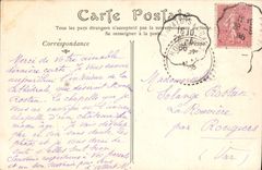 VINTAGE POSTCARD Senlis Interior of the cathedral