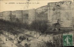CPA Angers Le Boulevard Du Chateau
