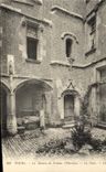 VINTAGE POSTCARD Tours the House De Tristan the Hermit court