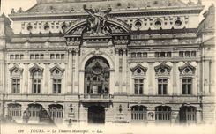 CPA Tours Le Theatre Municipal