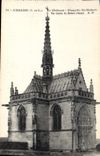 VINTAGE POSTCARD Amboise the Castle Vault St Hubert