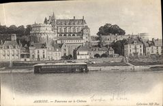 VINTAGE POSTCARD Amboise Panorama On the Castle
