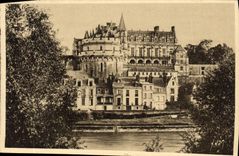 VINTAGE POSTCARD Amboise Seen Of the Edge Of the Loire