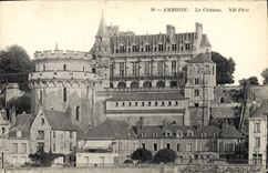 VINTAGE POSTCARD Amboise the Castle