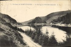CPA Environs de Saint Etienne Le Barrage De Rochetaille
