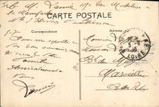 Alrededores de la POSTAL de la VENDIMIA de Etienne Saint el De de detención Rochetaille