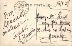 VINTAGE POSTCARD Picturesque Sites Of Ardeche the bridge of Arc and the rock of Charlemagne