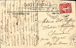 VINTAGE POSTCARD Perspective Montpellier Catch Of the Terrace Of the Theater