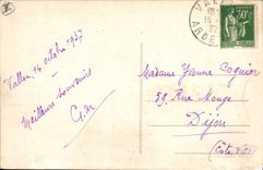 VINTAGE POSTCARD Small valley the Bridge Of Arc