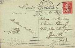 VINTAGE POSTCARD Tournon Stopping Of Soft And Ruins Of the Bridge De Cesar