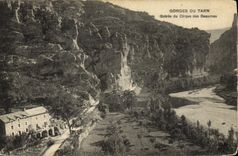 CPA Gorges Du Tarn Entree Du Cirque Des Beaumes