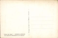 VINTAGE POSTCARD Falls De Daluis Tunnels of Rabbets and needles