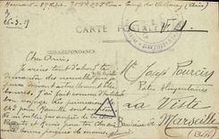 VINTAGE POSTCARD Lyon Law courts