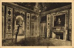POSTAL Versalles de la VENDIMIA la sala de estar del castillo de Diane