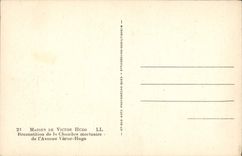 Casa de la POSTAL de la VENDIMIA del vencedor Hego Reconstition del compartimiento de muerte de la avenida Victor Hugo París