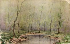 VINTAGE POSTCARD Fantasie