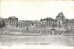 CPA Versailles Facade Du Palais 