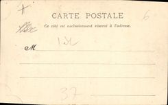 VINTAGE POSTCARD Tours As the crow flies the District Saint Pierre Of the Bodies And the Abbey of Marmoutier