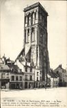 VINTAGE POSTCARD Tours the Tower De Charlemagne