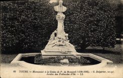 CPA Tours Monument A La Gloire De Ronsard