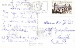 CPM Nimes Les Bains Romains