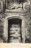 VINTAGE POSTCARD Amboise the Castle Main door of Jeu de Paume