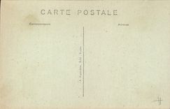 POSTAL Amboise de la VENDIMIA la puerta principal del castillo de Jeu de Paume