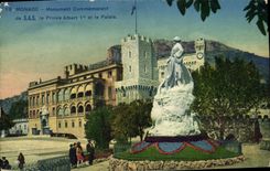 CPA Monaco Monument Commemoratif Le Prince Albert 1er