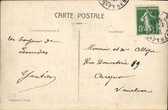Martirio bretón pesado de la POSTAL de la VENDIMIA
