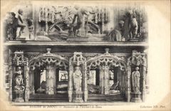 VINTAGE POSTCARD Church Of Husks Mausolce De Philibert Beautiful