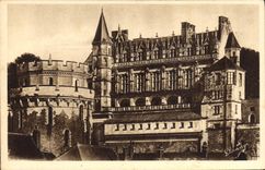 VINTAGE POSTCARD Amboise the Castle Built By Charles VII and Louis XIII