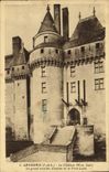 CPA Langeais Le Chateau Le Grand Escalier D'Entree et le pont levis