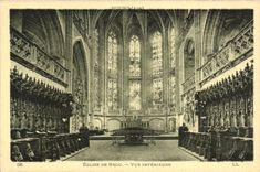 CPA Eglise De Brou Vue Interieure