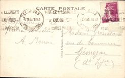 POSTAL de la VENDIMIA pesada la basílica y la cueva