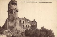 CPA L'Auvergne Chateau De Tournoel