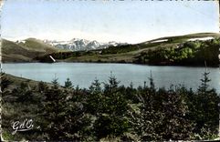 VINTAGE POSTCARD Auvergne Lake De Guery Storage reservoir