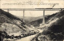 CPA Vallee De La Sioule Viaduc Des Fades 